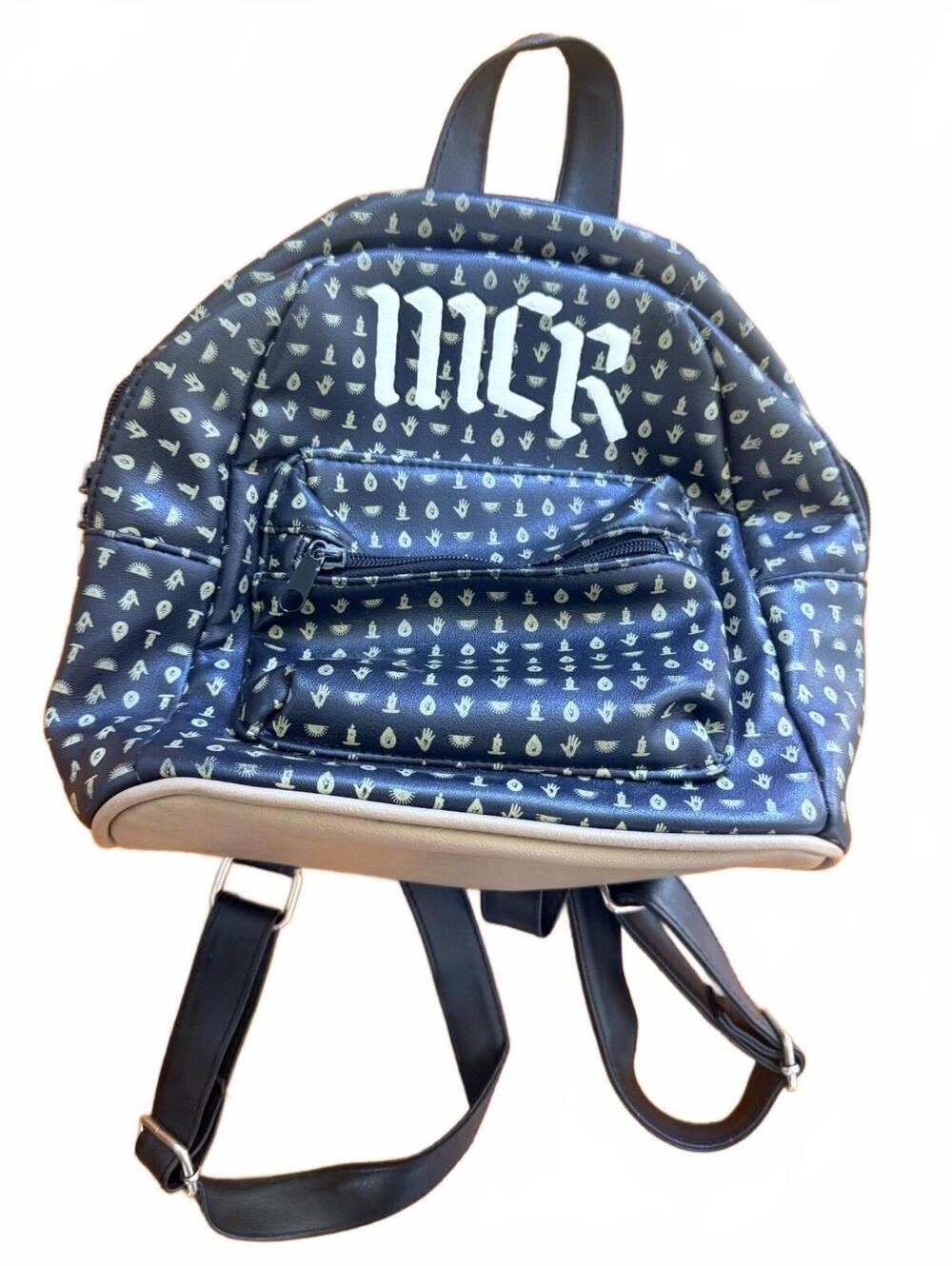 My Chemical Romance MCR Black Mini Backpack Crossbody Bag Emo Goth